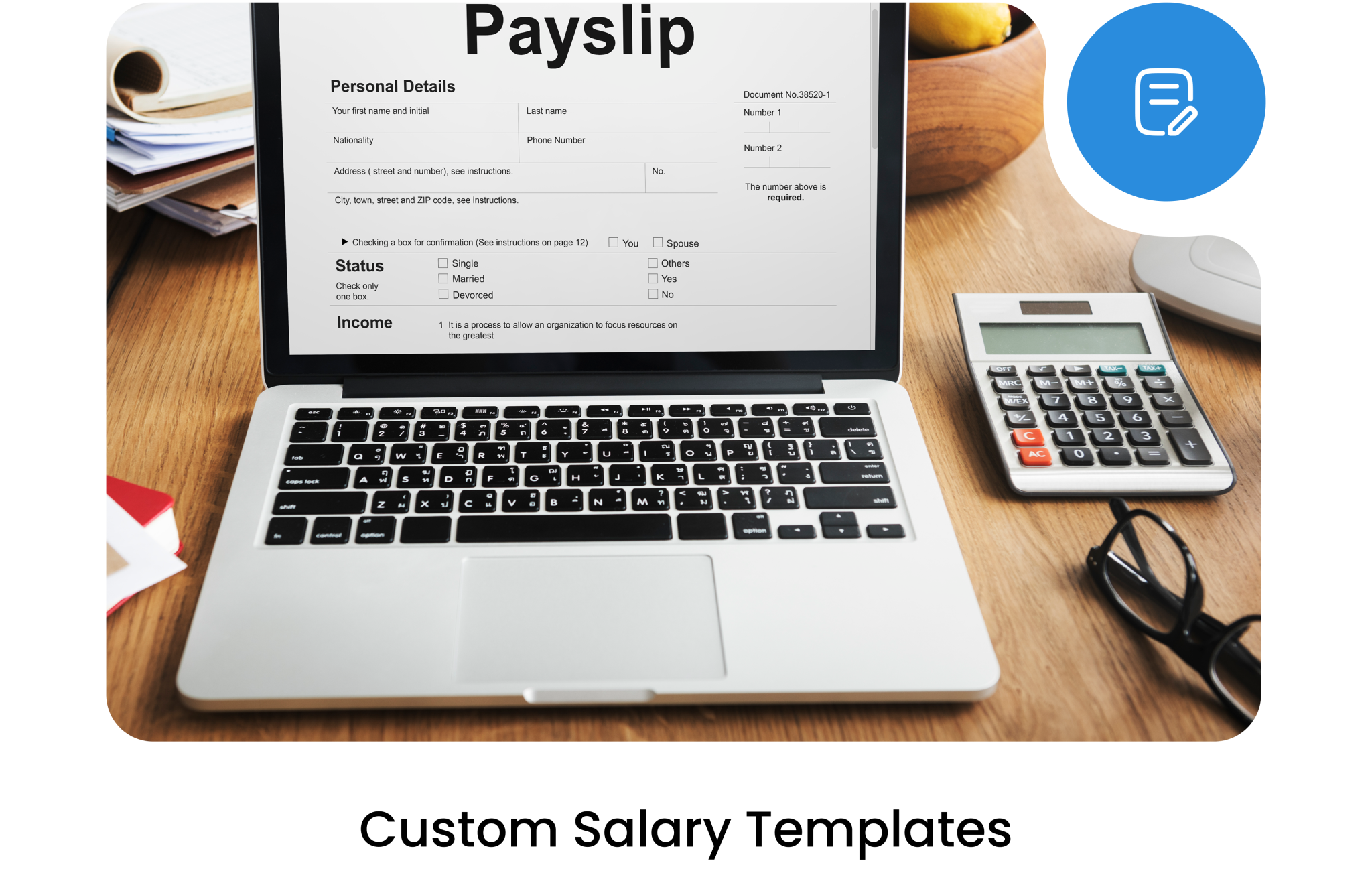 Custom Salary Templates