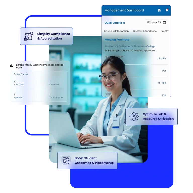 Hero section - Pharmacy colleges