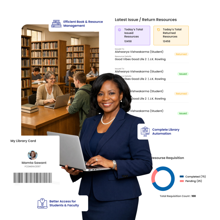 Best Library Management System Software for Colleges | vmedulife
